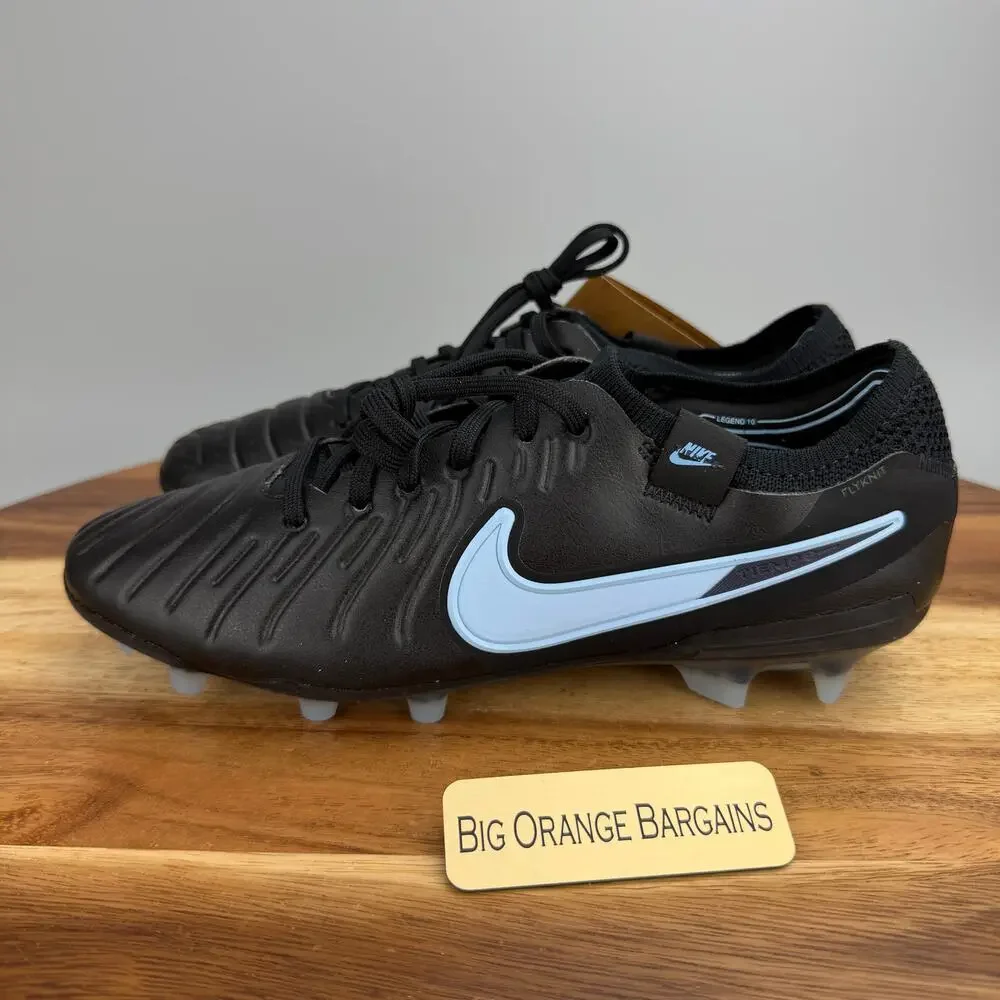 Nike Tiempo Legend 10 Elite FG 'Black Blue' DV4328-003 Men’s 5.5 Women's 7 + Bag